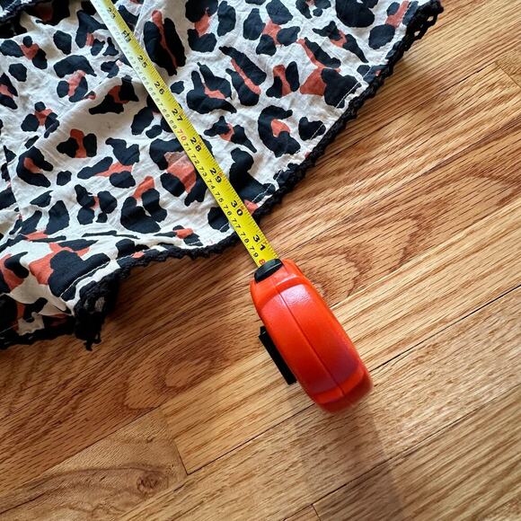 URBAN OUTFITTERS x Romper Short Sexy Animal Print Ruffled Size M - Picture 6 of 6